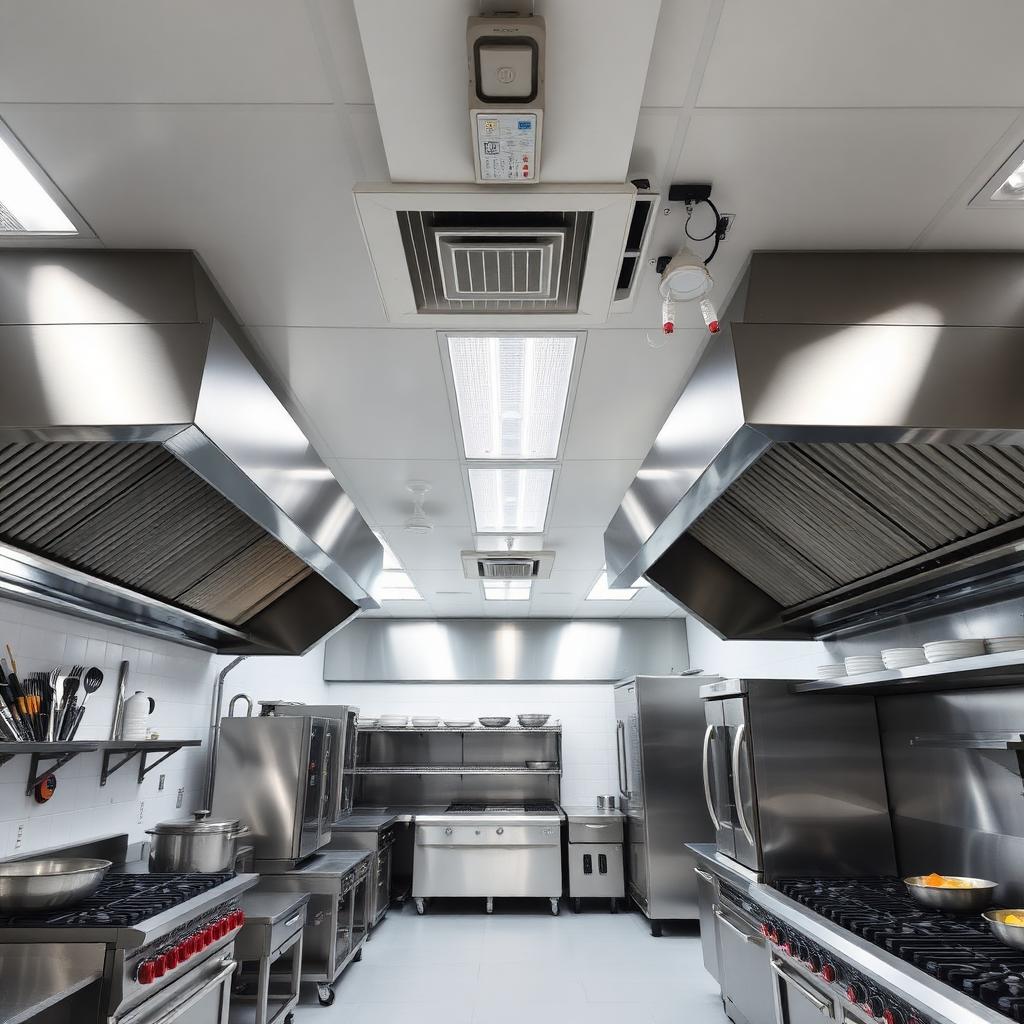 Kitchen ventilation installation